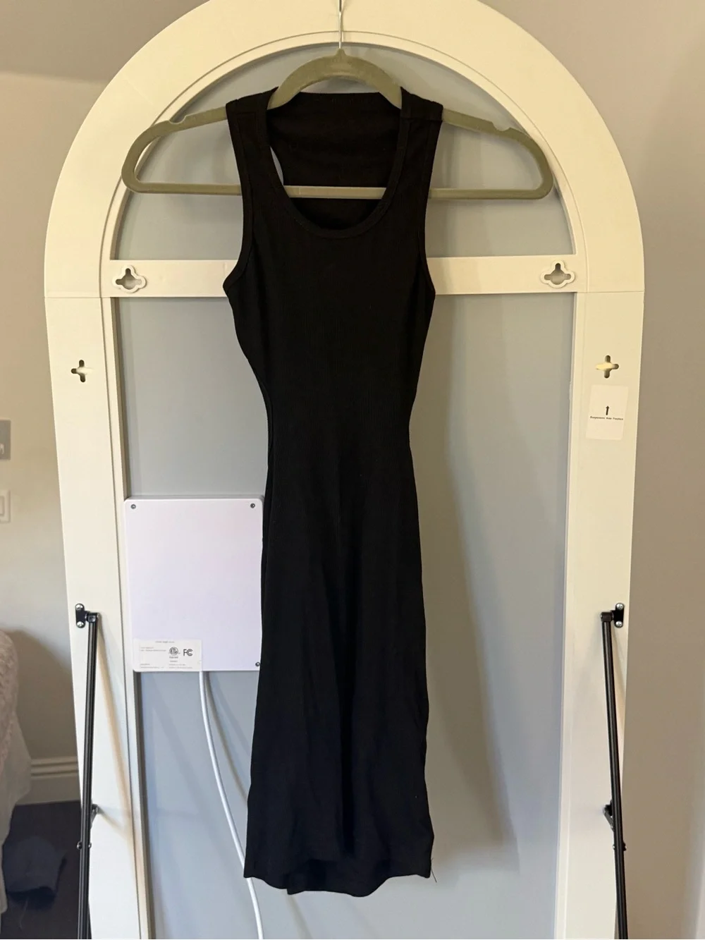 JANG Black Cutout Open Back Bodycon Mini Dress | Size S | Backless